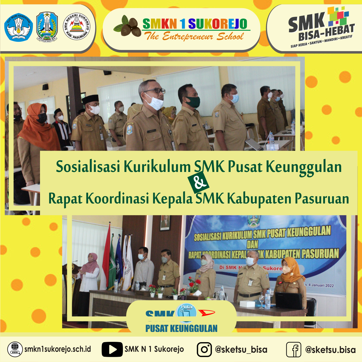 Sosialisasi Kurikulum Smk Pusat Keunggulan Dan Rapat Koordinasi Kepala