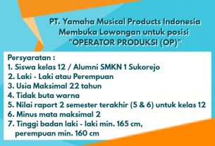 Lowongan Kerja PT. Aneka Tuna Indonesia Posisi QC (Quality Control) – SMKN  1 SUKOREJO